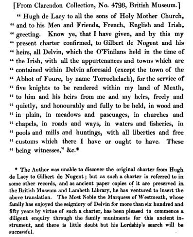 Delacy Delvin Meath Delacy Delvin Meath