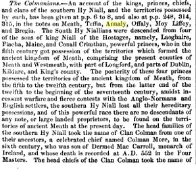 Colmanians Colmanians